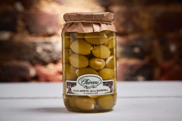 Olive Ripiene Alla Mandorla / Stuffed Olives With Almonds 550g